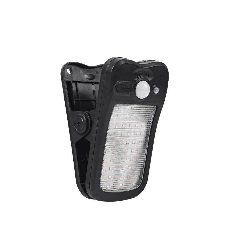 Solar Emergency Light Multifunctional Clamp Type Tent Light Portable Infrared Induction Automatic Sensing for Camping Picnicking