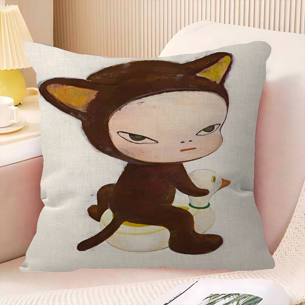 Yoshitomo Nara Dream Doll Stitch Lucky Dragon pillow cover sofa cushion cover home room decoration children gift
