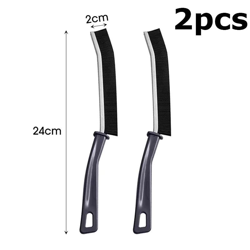 Langlebige Fugenreinigungsbürste Küche Toilette Fliesenfugen Toter Winkel Harte Borsten Reinigungsbürsten Für Dusche Bodenlinie 5/1Stk