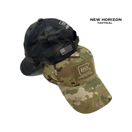 NEW HORIZON Tactical Cap, Airsoft Hat, Military Camouflage, Velcro Closure, Sun Protection, Outdoor, Fishing, Baseball Cap, One Size Fits All (CP)