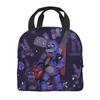 FNAF At Freddys Thermal Insulated Lunch Bag for School Portable Food Bag Thermal Cooler Food Box
