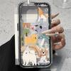 Painted Phone Case for iPhone 17 11 12 13 14 15 16 iPhone 17 12 13 14 15 16 Pro 17 12 13 14 15 16 Pro Max  High Quality Painted Animal Cute Phone Case