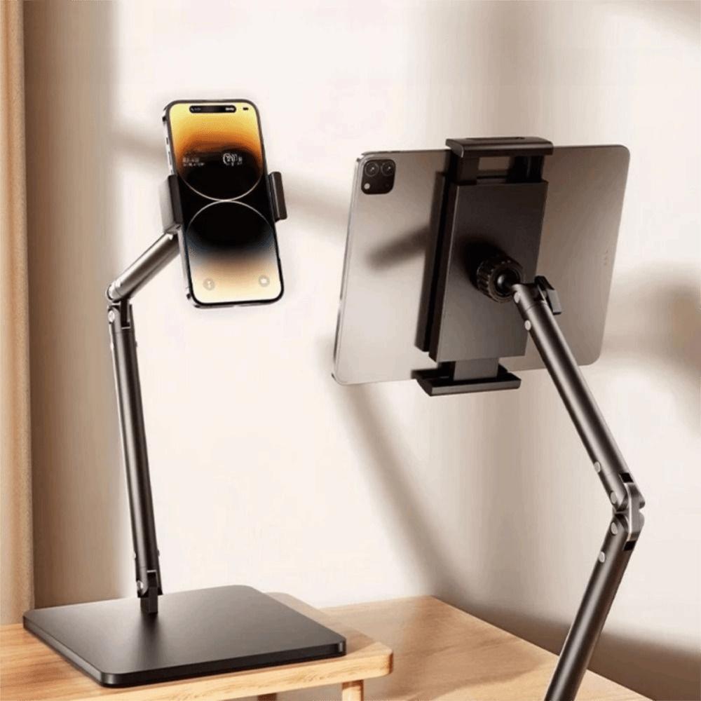 360 Rotating Desktop Phone Tablet Holder Multi-Angle Long Arm Tablet Bracket  Bed Use
