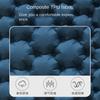 Outdoor Portable Camping Thickened Single Foot Nylon Inflatable Bed Mat with Pedal