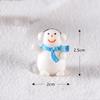 Santa Mini Christmas Claus Snowman Micro Landscape Miniatures Ornament Figurines