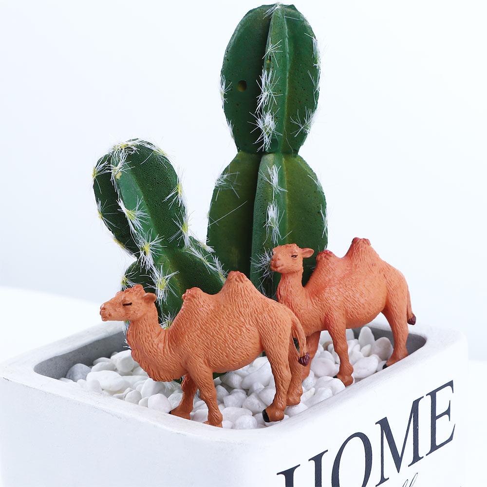 2/6/10pcs Desert Ornament Model Camel Fairy Garden Home Decoration Miniature Figurines