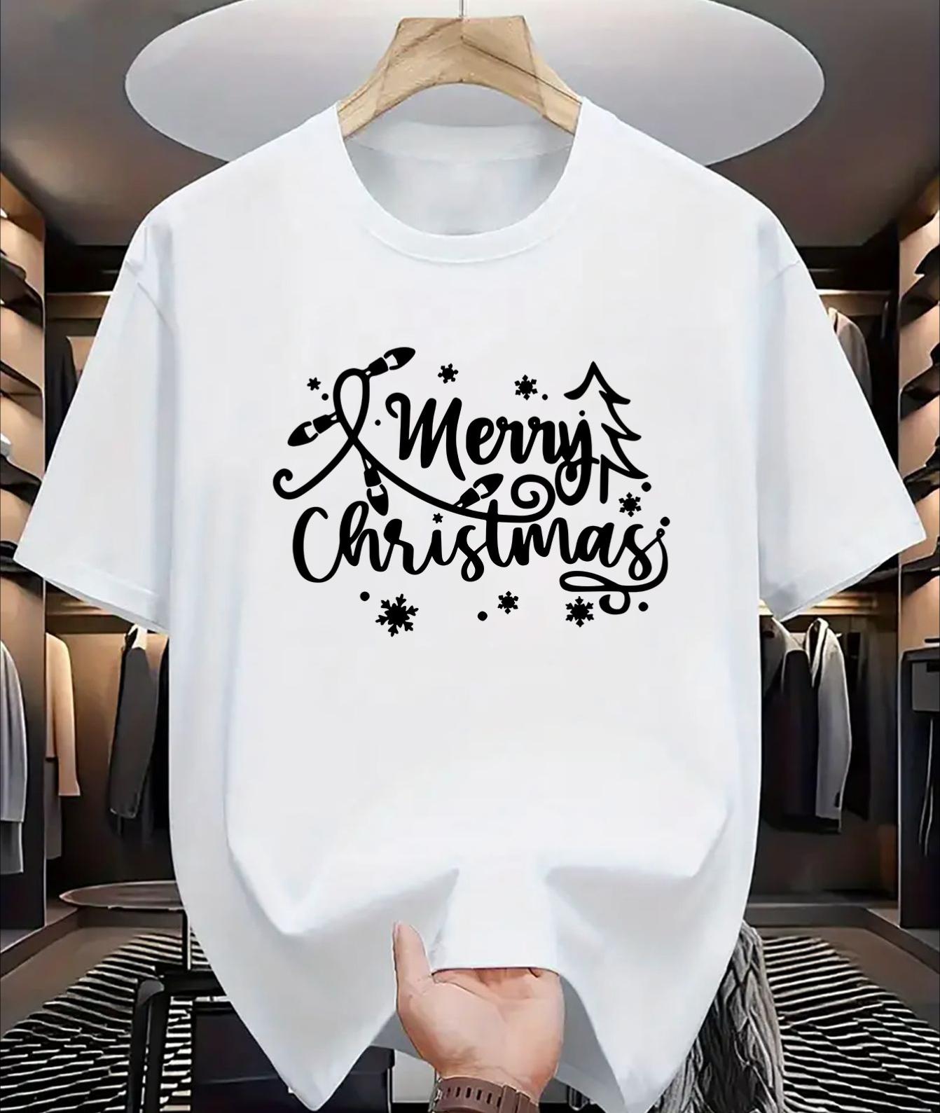 

Men s Printed Polyester Short Sleeve T-Shirt, Quick-Dry Breathable XXL белый