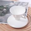 Minimalist Coffee Cup Bone China Demitasse Cup Exquisite Porcelain Espresso Cup Set  Cafe