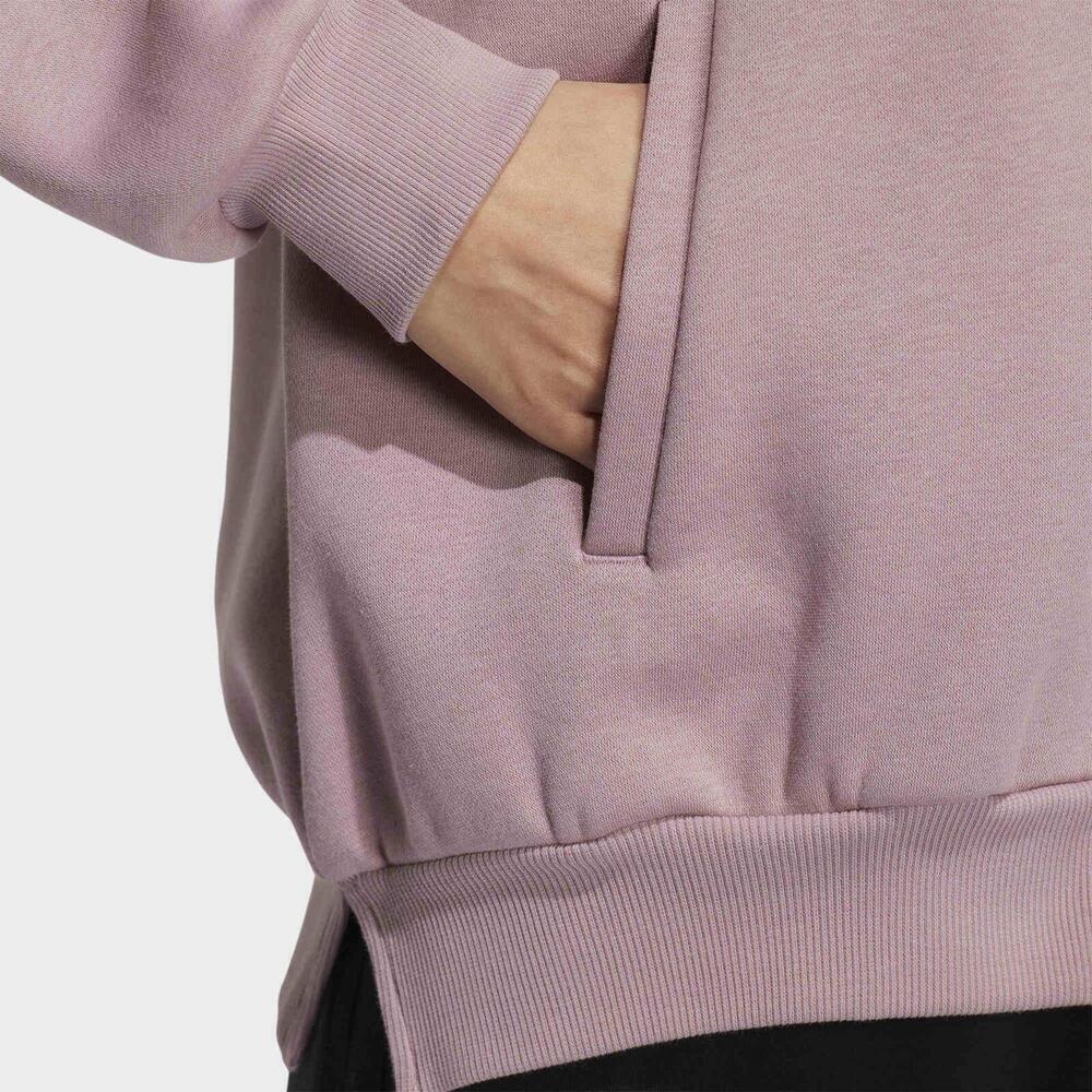 Adidas Striped Logo Patch Hooded Jacket, Women Long Sleeve Casual Sports Magic-Purple Pink Outerwear HM2811