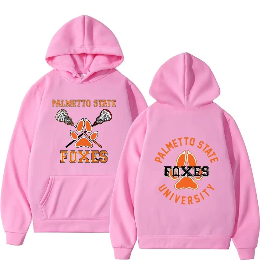 2025 Streetwear The Foxhole Court Palmetto State Foxes Bedruckter Herren-Hoodie Herren Hoodies Damen HipHop Sweatshirt Kleidung Plus