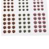 Fishing Lure Artificial Fish Eyes Fishing Hook Crafts 3D Waterdrop Fish Eyes 183pcs Size 1