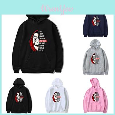 Dali Money Heist The House Of Paper La Casa De Papel Hoodie Pullover Jacket Tops