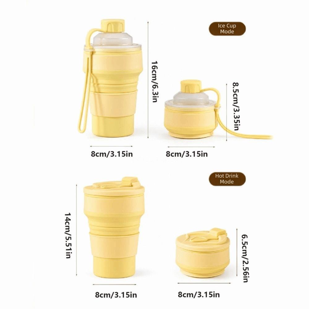 Reusable Foldable Ice Ball Cup Collapsible Ice Mold Drink Cup Ice Maker Collapsible Cup  Travel