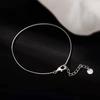 Beixi S925 Sterling Silver Snake Bone Bracelet - Simple, Elegant Korean Style for Women