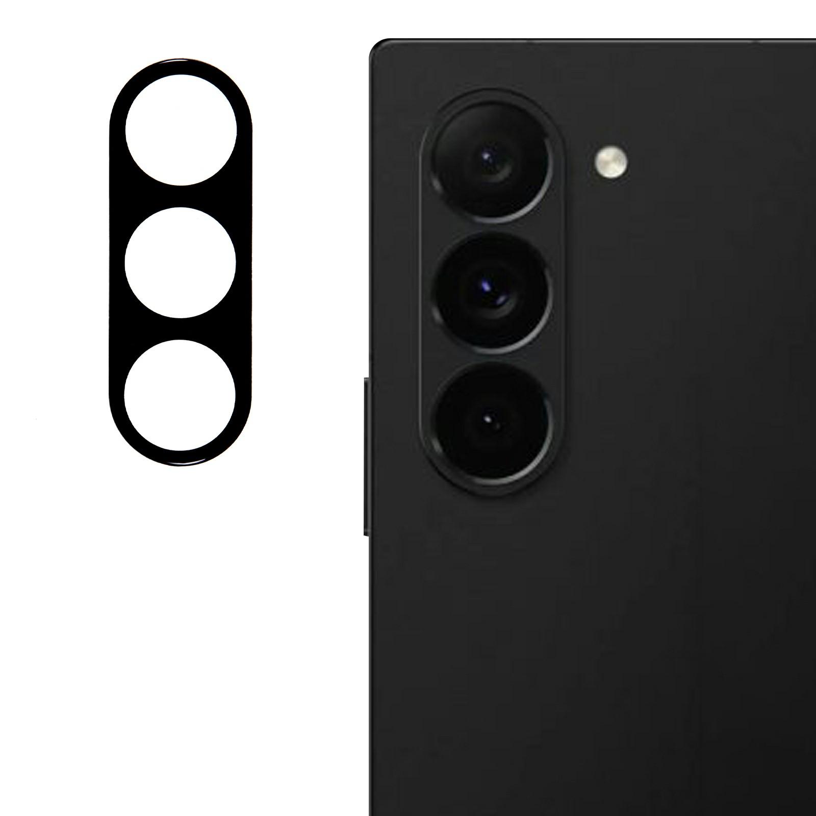 

Для Samsung Galaxy Z Fold7 5G Защита объектива камеры Закаленное стекло Черная шелкография HD Прозрачная пленка для объектива A