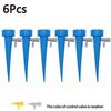 5/6/10/12pcs Watering Spikes Plants Self Watering Planter Insert with Adjustable Drip Valve Auto Vacation Plant Watering Devices