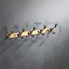 Tuqiu Rose Gold Towel Hanger Brass Wall Mounted Gold Towel holder, Copper Bathroom Hardware,kitchen hook bathroom accessories