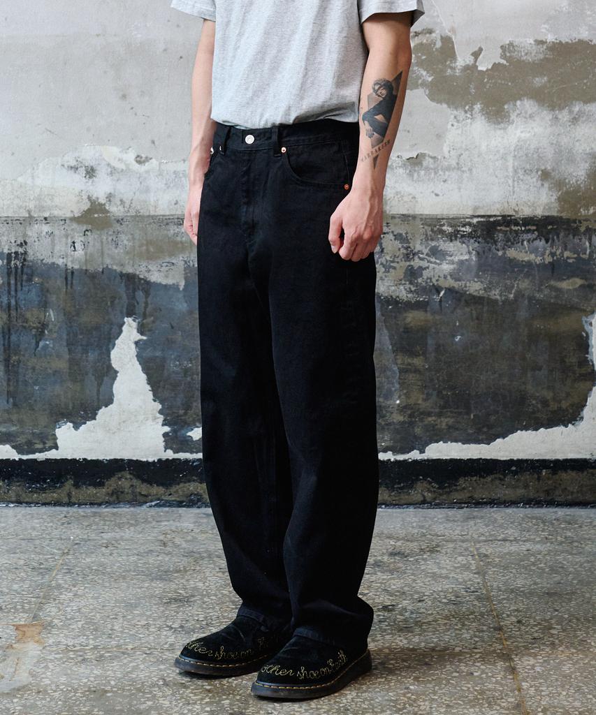 DENMADE Den1091 Selvedge Wide Fit (Jet Black)
