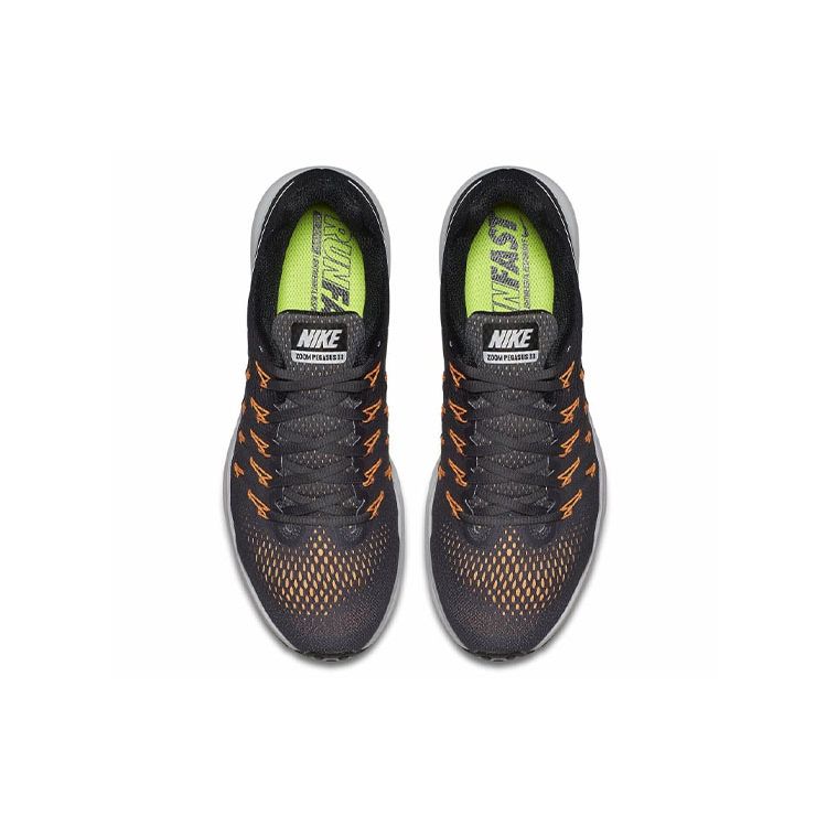 Nike Air Zoom Pegasus 33 Bright Citrus Erkek Spor Ayakkabı Turuncu Koyu Gri Siyah-Parlak-Citrus-Beyaz 831352-003