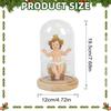 Jesus Figures Luminous Resin Saint Baby Jesus Figurine With Light Glowing Collectible Figurines Decoration For Home Christian