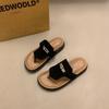 Seasonal fashion slippers women's summer versatile new casual Boken flip-flops sandals