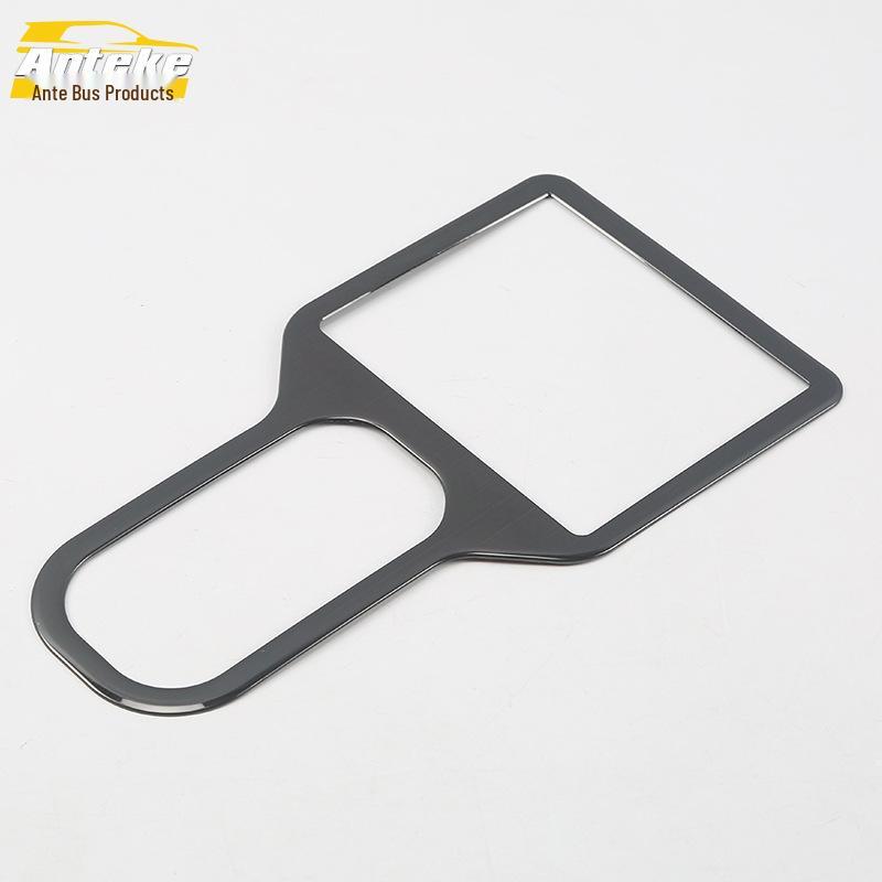 17 CRV Rear Cup Holder Decorative Frame Stainless Steel Armrest Accessory