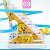 Climbing Stairs Toy Small Duck Cute Brain Exercise Educational Slider Rail Family Interaction Toy 9