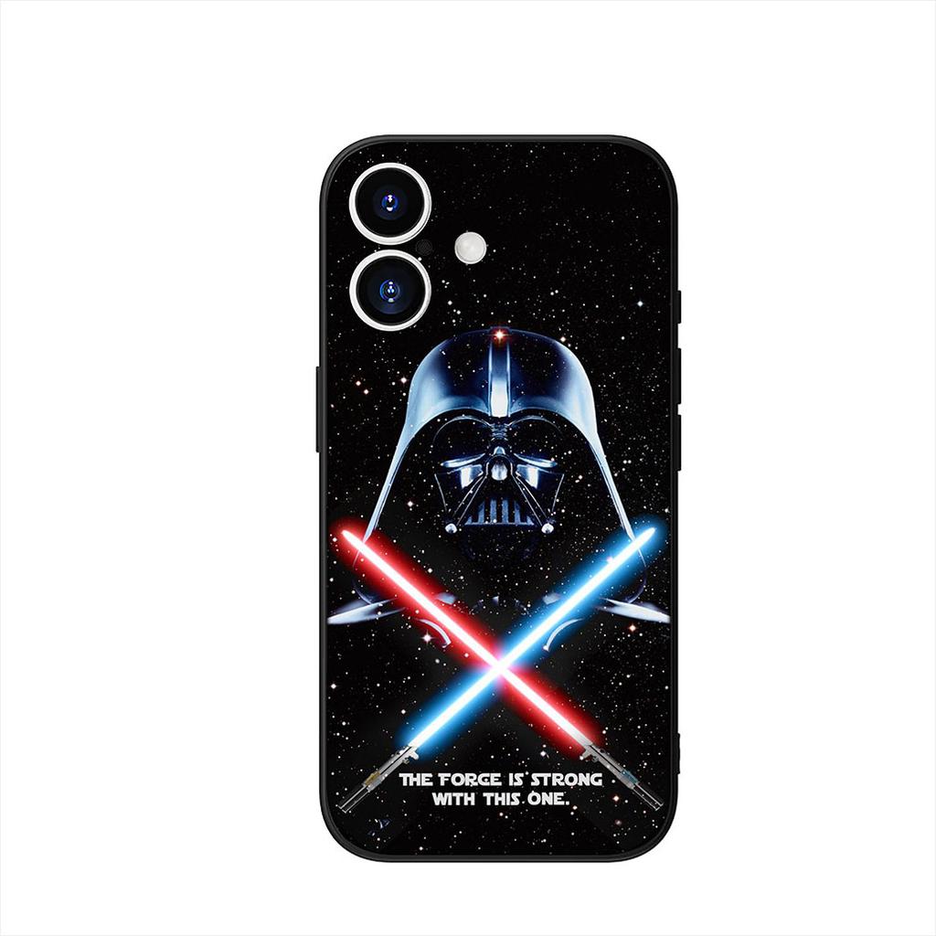 Hoesje voor Samsung Galaxy S25 S23 S22 S24 FE Ultra Plus A56 A05 A06 A15 A16 A57 S7 Edge Case Sterren Darths Yoda Vaders Wars Schattig