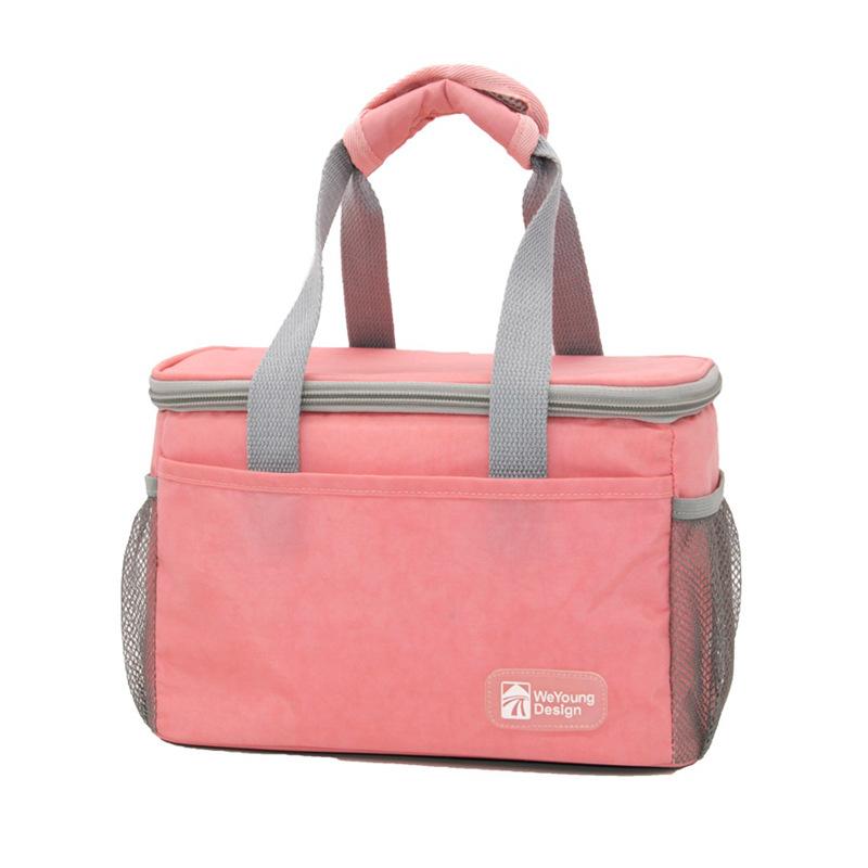 Portable Women Lunch Bag Food Thermal Box Durable Waterproof Office Cooler Lunchbox Large Capacity Organizer Insulated Case