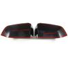 For Ford Ranger 2023 2024 Car Sticker Rearview Side Mirror Cover Wing Cap Exterior Door Rear View Case Trim Carbon Fiber Look