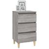 VidaXL Bedside Table Sonoma Grey 40x35x70 Cm Engineered Wood 819666