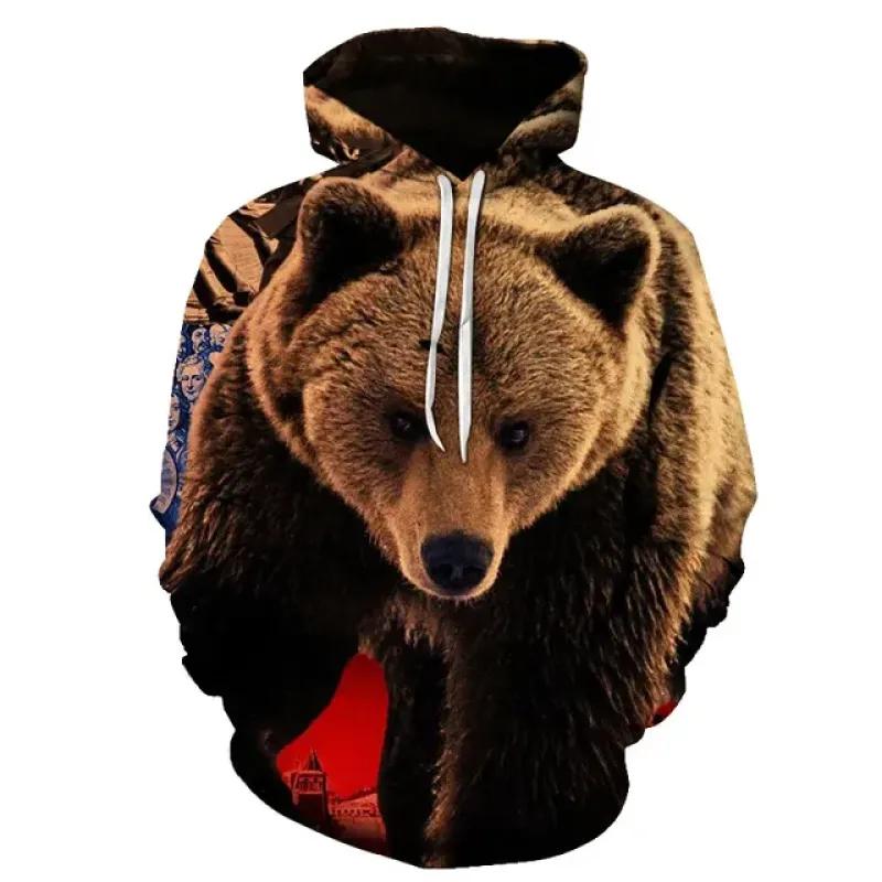 Новая креативная толстовка с китайской пандой для мужчин и женщин с 3D принтом, милый пуловер в стиле Харадзюку, мода 2024, повседневная осенняя одежда 5XL