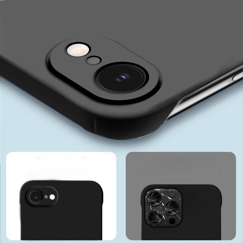 16E Ultra-thin Frameless Phone Case for iPhone 16 E 16 Pro Max 16 Plus Matte Hard PC Protection Back Cover Shell For Apple 16 Pro 16+ Candy Color Case