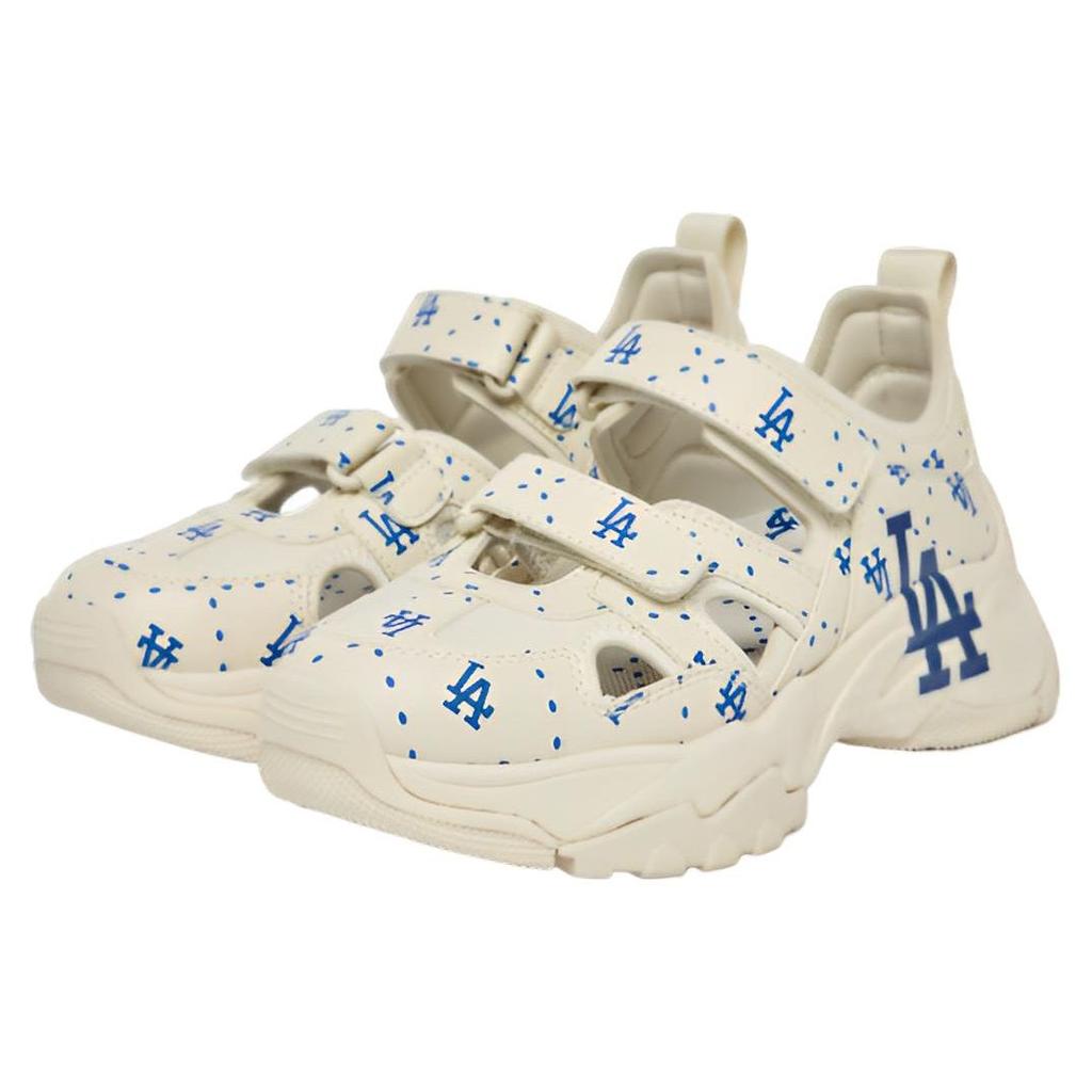 MLB Sandal Chunky Mask Street Style Logo Comfortable Breathable River Shoes Unisex Shoes Light-Blue 3ASDCMM33-07CRS
