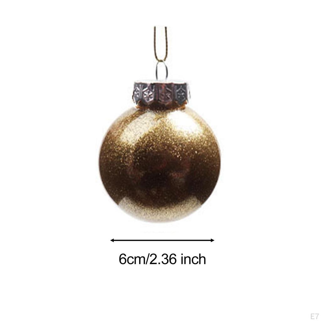 30 Pieces Christmas Ball Ornaments Shatterproof Festival Layout Baubles Xmas Tree