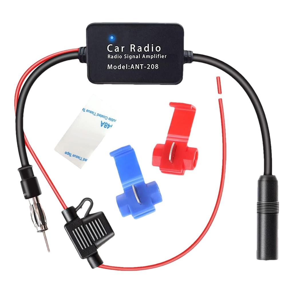 Fm Radio Antenna Booster, Car Antenna Booster, Universal Car Radio Antenna Signal Reception