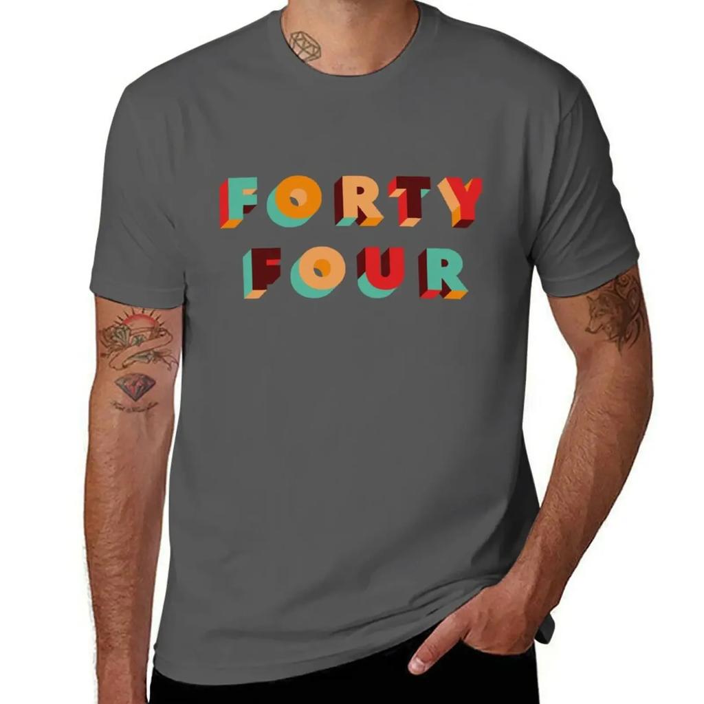 How Ridiculous Merch 44 Block Colour || Forty Four T-Shirt Sweat Anime Mens T Shirts Casual Stylish