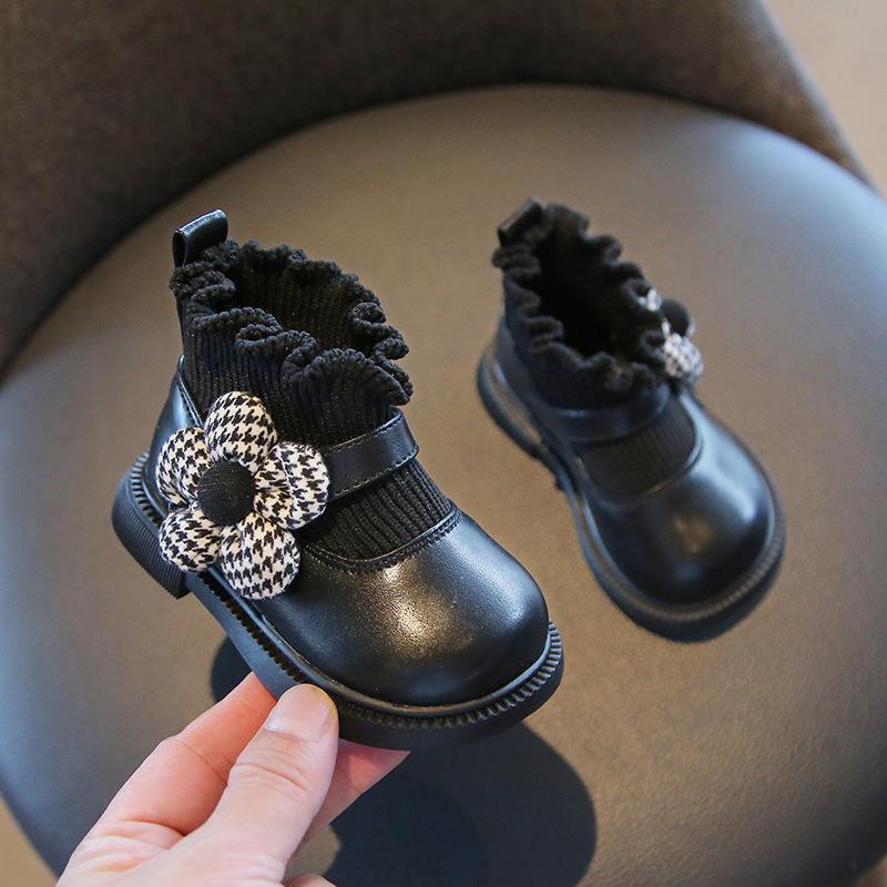 Spring Fashion Soft Soled Baby Girl Shoe Princess Flower Elegant Baby Shoes Stylish Versatile Popular Daily Casual Shoe Zapatos