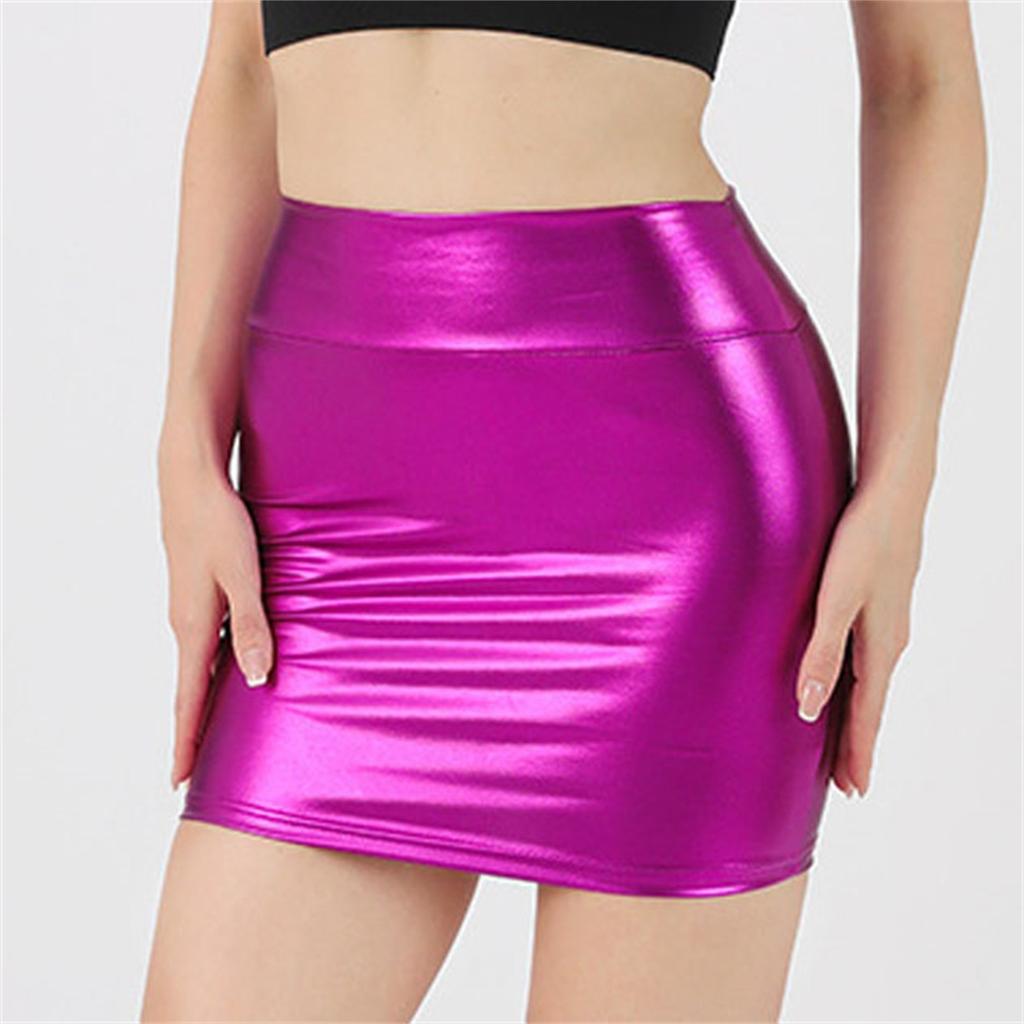 Damen Casual Fashion Bright Bread Hip Kurzer Rock Sexy Rock