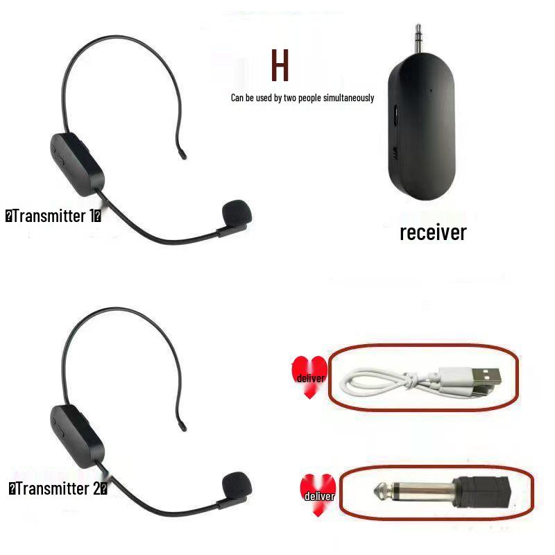 2.4G Wireless Bluetooth Speaker & Microphone for Teaching and Stage Performance