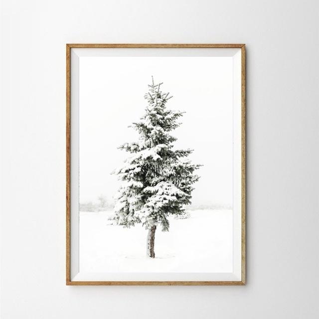 Christmas Decor Winter Snow Forest Deer Elk Owl Sunlight Painting Scenery Home Decor Canvas Poster Art Print Wall Picture