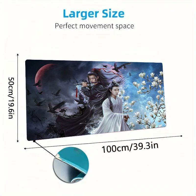Drama The Untamed Large Size Mouse Pad Large Gaming Table Cushion Non-slip Laptop Tablet Big Mousepad XXL Mat Mini PC Playmat With Lock edge