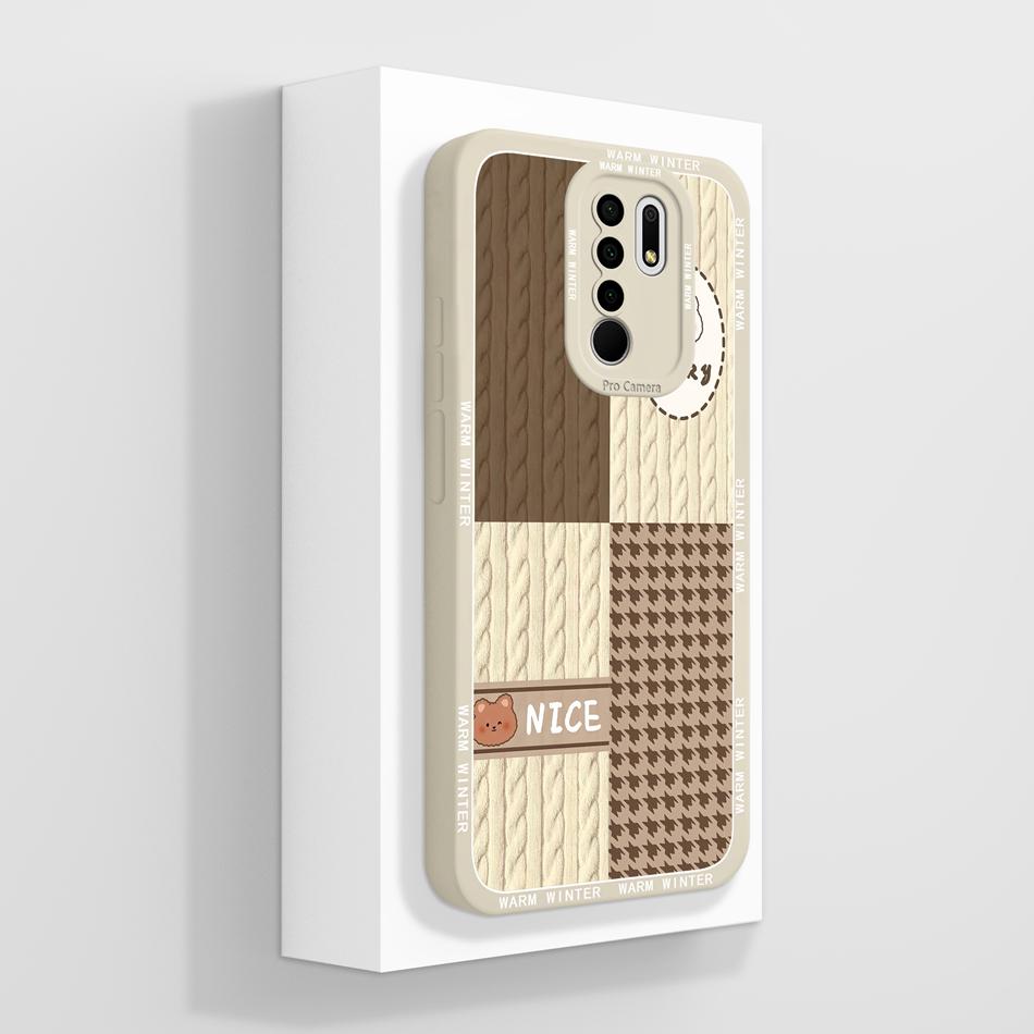 For Redmi 9 9A 9C 9T Case Cute Panda Soft Liquid Silicone Phone Housing For Xiaomi Redmi9 Power High Quality Durable Back Cover