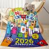 Numberblocks Blanket Soft & Cozy Perfect for Bed Office Chair Office for All Occasions Warmthful Decor Suitable for Gifting Relatives and Friends