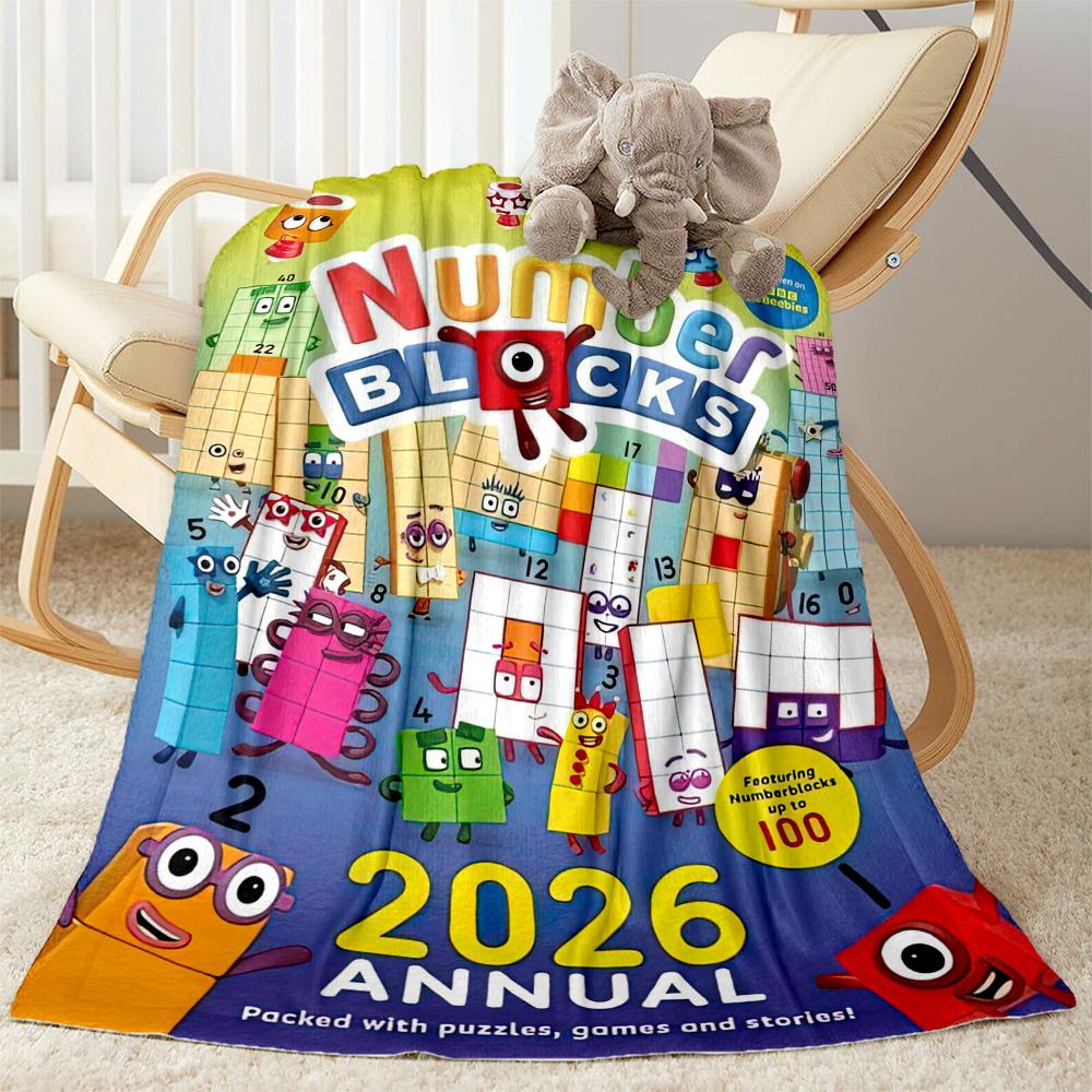 Numberblocks Blanket Soft & Cozy Perfect for Bed Office Chair Office for All Occasions Warmthful Decor Suitable for Gifting Relatives and Friends