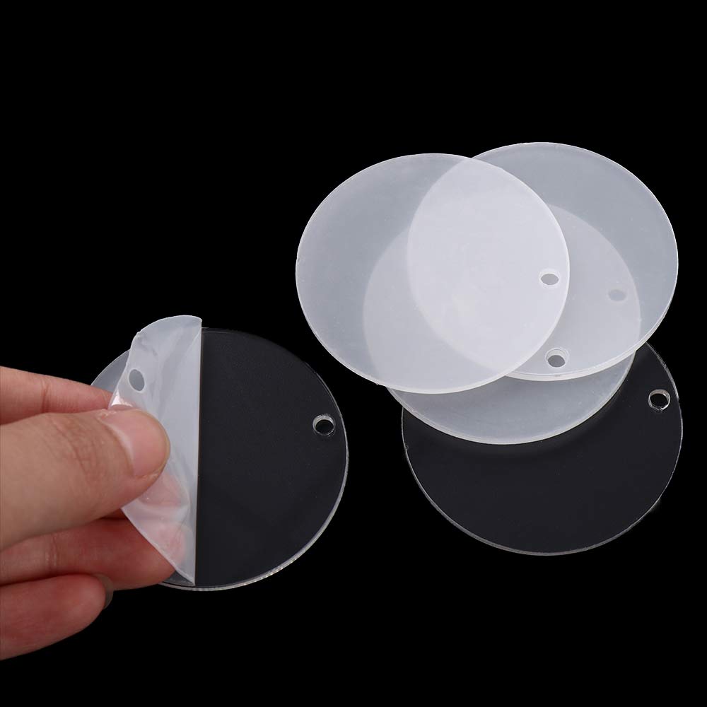 Shape Acrylic Clear Circle Blanks Discs Keyrings Acrylic Blank Keychain Discs Circles Keychain
