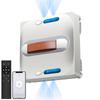 LIECTROUX S11 Robot Window Vacuum Cleanerr 4-Way Spray,Laser Sensor,Auto Glass Wet Mop,Home Floor Window Cleaning Robot