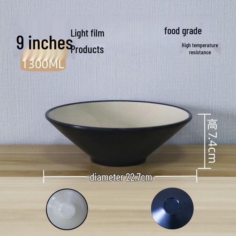 777 Melamine Two-Tone Noodle/Rice Bowl