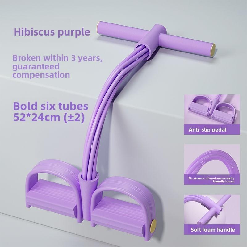 Treinador de Resistência para Pernas em PVC com Pedal para Fitness em Casa e Tonificação Abdominal