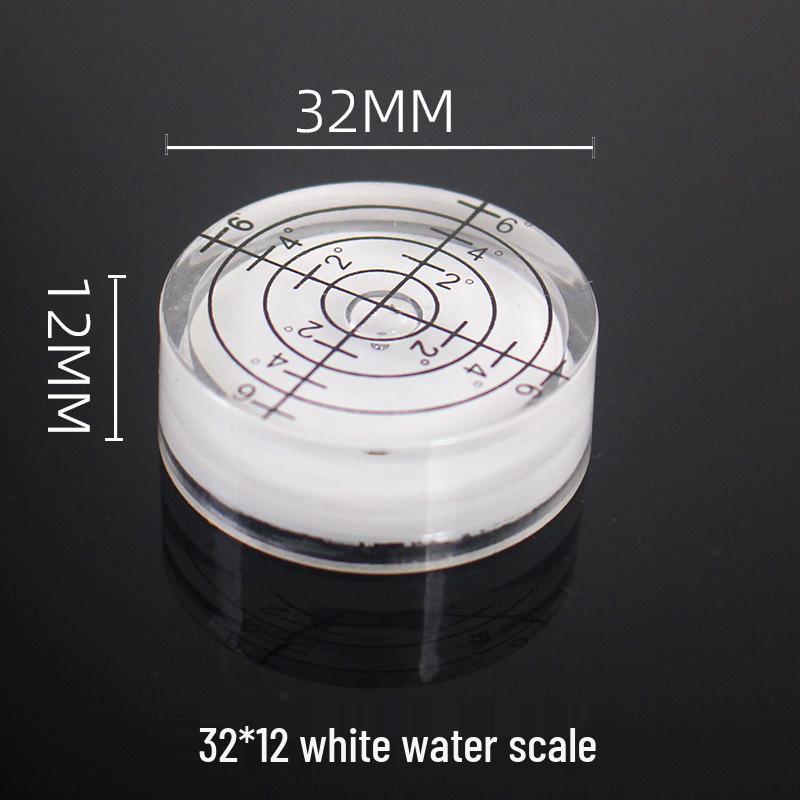32x12mm Universal Circular Level with Scale and Bubble Line